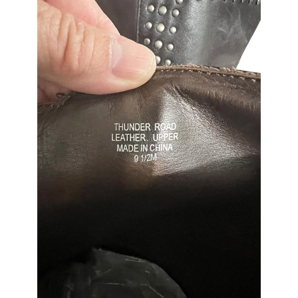 Matisse Thunder Road Leather Studded Over Knee Boots Women's 9.5